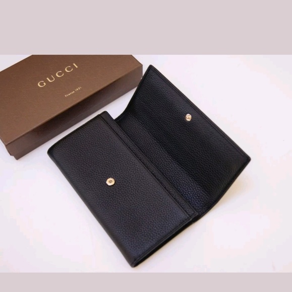 Brand New Gucci GG Black Leather Wallet - Picture 3 of 8
